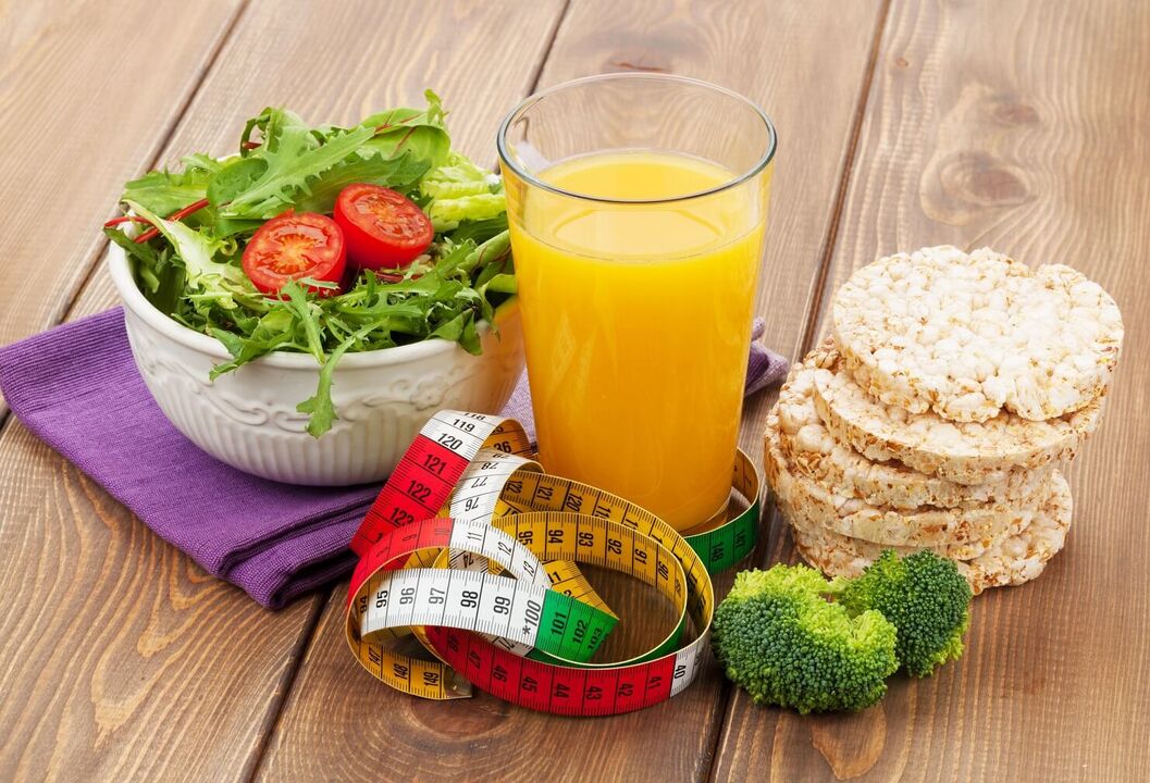 Koristna pravilna prehrana, ki spodbuja izgubo teže v enem mesecu