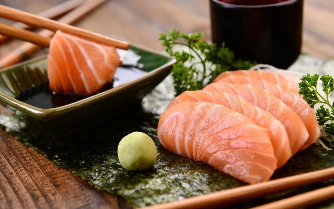 Ribe so ena od osnovnih sestavin japonske prehrane, z izjemo mastnih sort, kot je losos. 